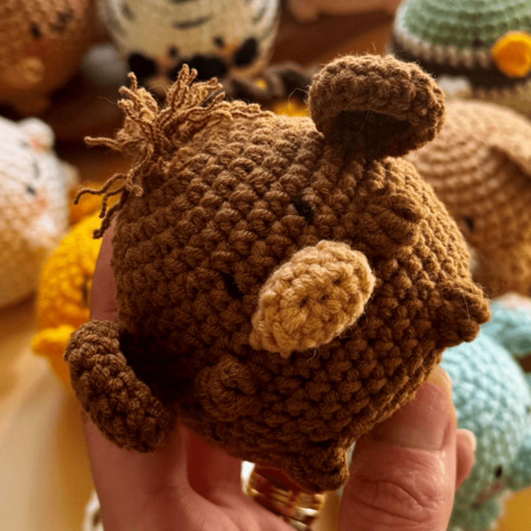 Chubby amigurumi animal