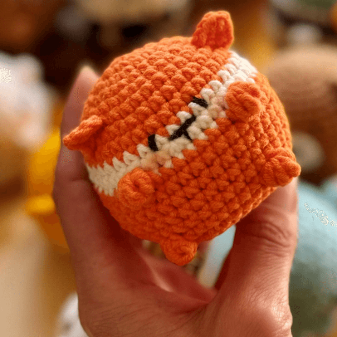Chubby amigurumi animal
