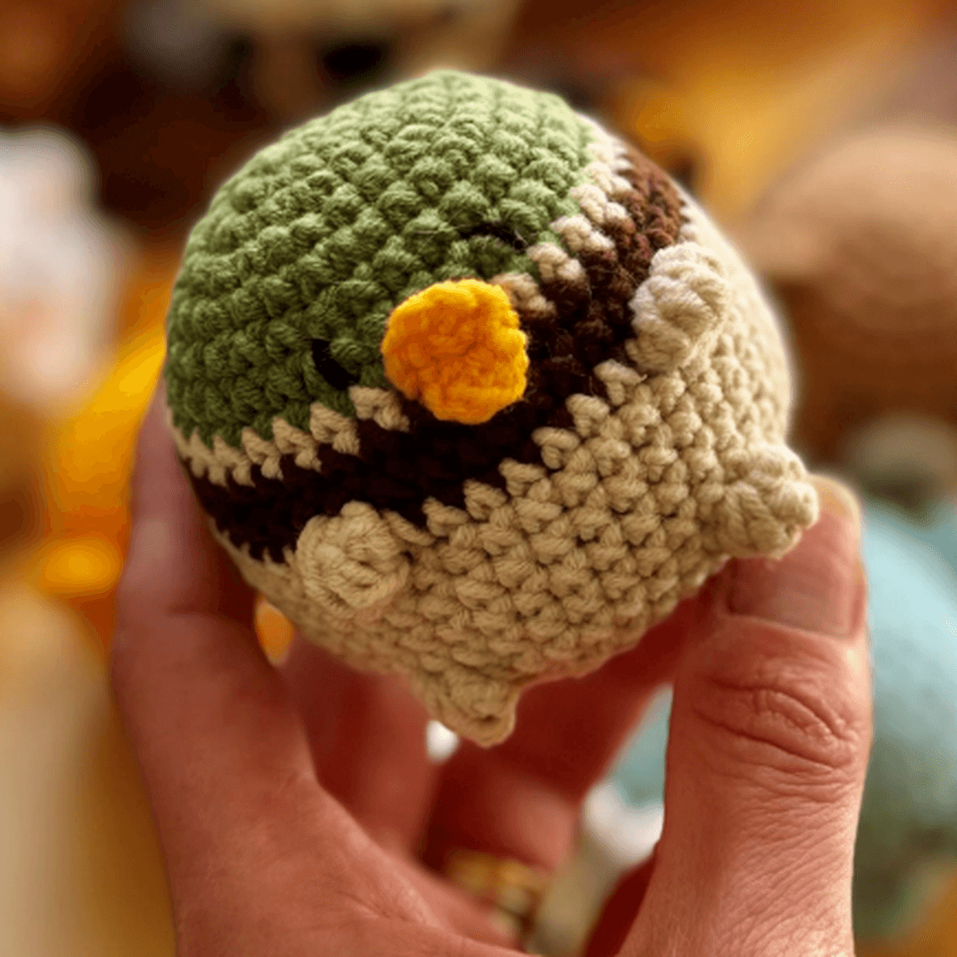 Chubby amigurumi animal